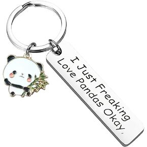 Panda Gift for Women,Motivational Kawaii Keychain Cute Panda Keychain Inspirational Panda Gifts for Girls