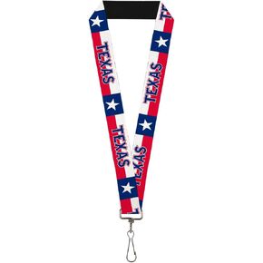 Buckle-Down Lanyard-1.0" Flag/Texas