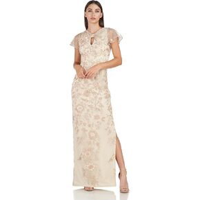 JS Collections Women's Jorden Bow Column Gown