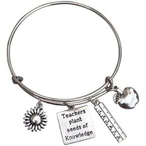 Infinity Collection Teacher Bracelet, Teacher Jewelry, Teacher Gift - Show Your Teacher Appreciation
