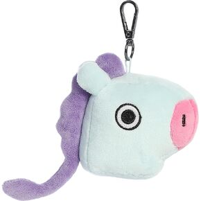 Aurora® Lovable BT21 MANG Keychain Stuffed Animal - Collectible Fun - Delightful Cuteness - Blue 4 Inches