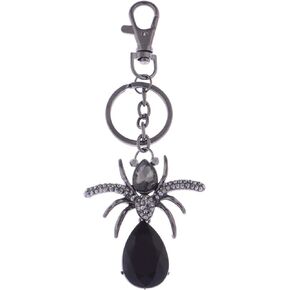Alilang Rhinestone Crystal Spider Keychain