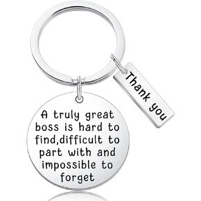 Best Boss Gifts for Women Boss Leader Keychain Gift for Boss Leaving Job Cool Keychains Farewell Gifts for Boss