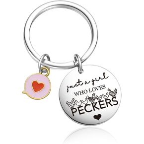 OWHOMS Chicken Jewelry For Chicken Farmer Gifts Chicken Whisperer Jewelry Sister Keychain
