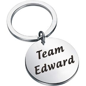 HOLLP Vampire Lover Gift Team Edward Keychain Fan Gift Birthday Gift for Her