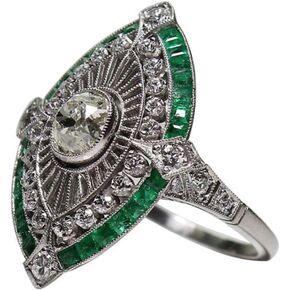 Evil Eye Rings 925 Sterling Silver Emerald Ring Cocktail Rings Anillos Para Mujer Oval Cut Green Gem Cubic Zirconia Promise Ring CZ Eternity Engagement Wedding Band Ring for Women (9)