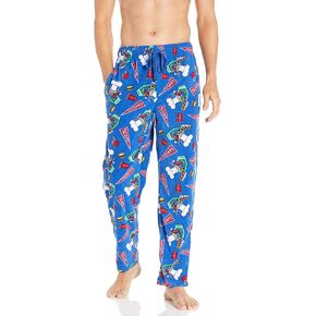 Men's Printed Microfleece Pajama Pant