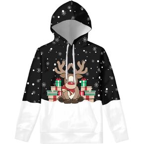 AFPANQZ Sweaters Men Hooded Pullover Hoodie Sweatshirt Front Pocket Long Sleeve