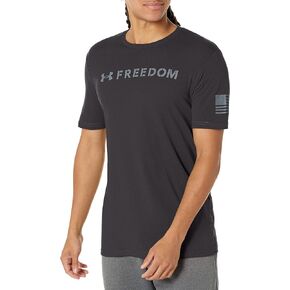Under Armour Men's New Freedom Flag Bold Sleeve T-Shirt