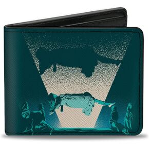 Buckle-Down Horror Movies Wallet, Bifold, The Exorcist Vintage Regan Levitation Scene Poster, Vegan Leather