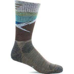 جورب ضغط متوسط ​​للرجال من Sockwell Modern Mountain Crew