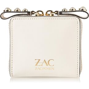 ZAC Zac Posen Women's Eartha Zipped Small Wallet-Pearl Lady