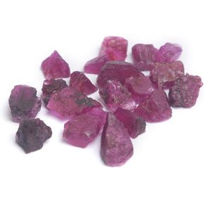 Raw Rough Ruby 100.50 Ct Uncut Natural Red Ruby Gemstone Lot of 19 Pcs Ruby Gems