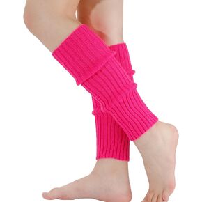 Leg Warmers for Women,Neon Leg Warmers,80s Costumes for Women,Leg Warmers for Women Winter,Pink Leg Warmers