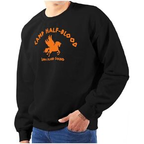 Brisco Brands Camp Half Blood Greek Mythology Sweatshirt for Men or Women