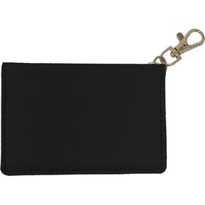 Southern Couture Solid Mint Green 5 x 4 Faux Leather Zippered ID Wallet
