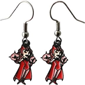 الأقراط الساحرة سكارليت فيلم كلاسيكي واندا رؤية خارقة أقراط هدايا للرجال والنساء والفتيات in Kuwait