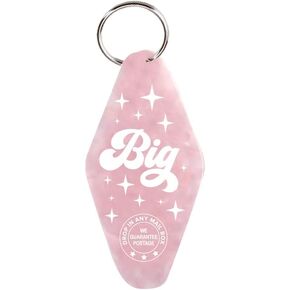 Sorority Shop "BIG - Vintage Motel Keychain - Pink