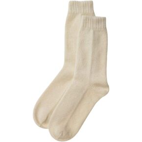 Glen Isla Cashmere Socks Ecru Cream - Made in Scotland