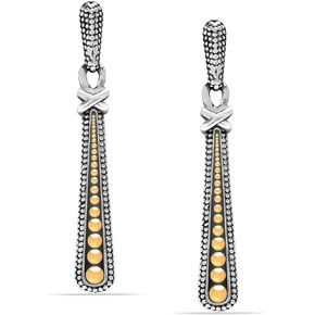 Charmsy 925 Sterling Silver Light-Weight Antique Filigree Teardrop Drop Earrings for Women