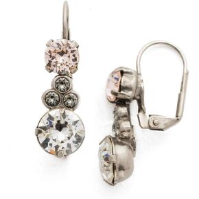 Sorrelli Clustered Circular Crystal Drop Earrings
