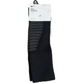 NIKE OUTDOOR WOOL BLEND CUSHIONED CREW SOCKS 1 PAIR SIZE MEN 8-12 / WMN 10-13
