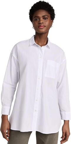 قميص Madewell النسائي The Signature Poplin كبير الحجم in Saudi Arabia