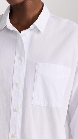 قميص Madewell النسائي The Signature Poplin كبير الحجم in Saudi Arabia