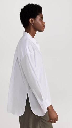 قميص Madewell النسائي The Signature Poplin كبير الحجم in Saudi Arabia