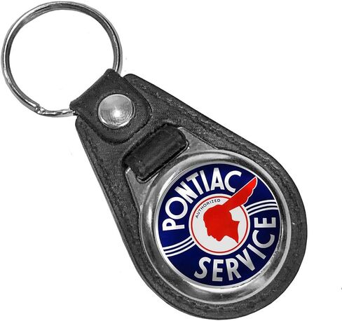 Brotherhood Pontiac Chief Authorized Approved Service Insignia Vintage Style Round Keychain Key Holder Key Ring for Men Heavy Duty Car Keyring for Men and Women in Kuwait