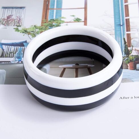 GuanLong Resin Bangle Cuff Bracelet for Women - Stripe Geometric Resin Bangle - Idea Gift for Friends, Sisters, Classmates in Kuwait