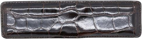 Real Leather Creations Brown Glazed Genuine Alligator Money Clip – Magnetic - American Factory Direct - Strong Shielded Magnets - Money Holder - Made in USA FBA686 in Saudi Arabia