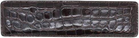 Real Leather Creations Brown Glazed Genuine Alligator Money Clip – Magnetic - American Factory Direct - Strong Shielded Magnets - Money Holder - Made in USA FBA686 in Saudi Arabia