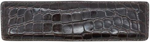 Real Leather Creations Brown Glazed Genuine Alligator Money Clip – Magnetic - American Factory Direct - Strong Shielded Magnets - Money Holder - Made in USA FBA686 in Saudi Arabia