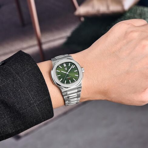 Pagani Design Men's Automatic Watch, Automatic Chronograph, Business Watch, Men's Stainless Steel Bracelet, Sapphire Watch, 100M Water Resistant, ST16 Automatic Movement in Saudi Arabia