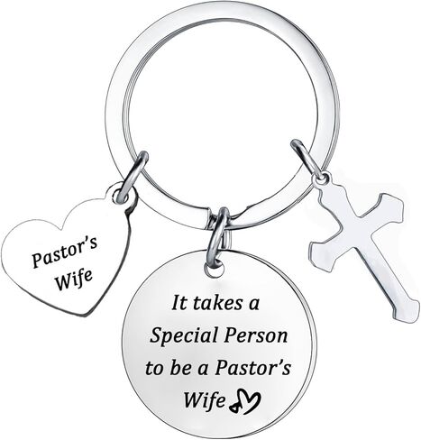 هدايا تقدير القس، هدية زوجة القساوسة، يتطلب الأمر شخصًا مميزًا ليكون سلسلة مفاتيح زوجة القس لهدايا القس للرجال والنساء، مجوهرات الذكرى السنوية لعيد الميلاد in Kuwait
