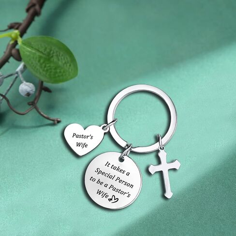 هدايا تقدير القس، هدية زوجة القساوسة، يتطلب الأمر شخصًا مميزًا ليكون سلسلة مفاتيح زوجة القس لهدايا القس للرجال والنساء، مجوهرات الذكرى السنوية لعيد الميلاد in Kuwait