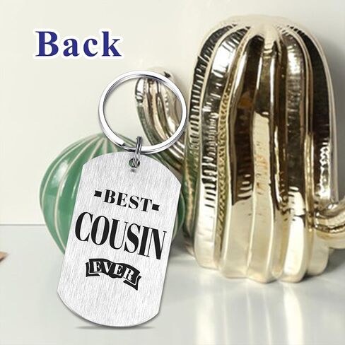 To My Cousin Keychain Gifts, Thank You Keychain Gift for Cousins, Birthday Graduation Christmas Keychain Present to My Cousins, Cousin Keychain, M in Saudi Arabia