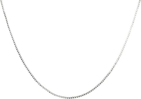 CRAFT WIRE Silver Plated Necklace Box Chain 1.0mm 16 18 20 22 24 30 36 Inches in Saudi Arabia