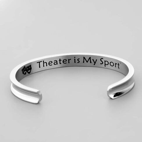Zuo Bao Acting Gift Drama Theater Hair Tie Bracelet Theater is My Sport Hair Elastic Band Bracelet for Actress Lover in Saudi Arabia