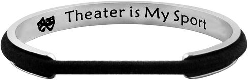 Zuo Bao Acting Gift Drama Theater Hair Tie Bracelet Theater is My Sport Hair Elastic Band Bracelet for Actress Lover in Saudi Arabia