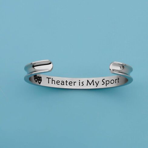 Zuo Bao Acting Gift Drama Theater Hair Tie Bracelet Theater is My Sport Hair Elastic Band Bracelet for Actress Lover in Saudi Arabia