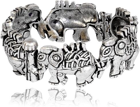 سوار JD'Z COLLECTION للنساء أساور فضية سوار بوهيمي مصنوع يدويًا للنساء in Kuwait