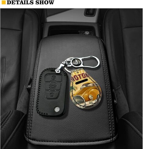 Car Keychain for Women Sunflower Love Letter Print Couple Keychain Set,Chapstick Keyring Keychain ID Card Key Tag in Saudi Arabia