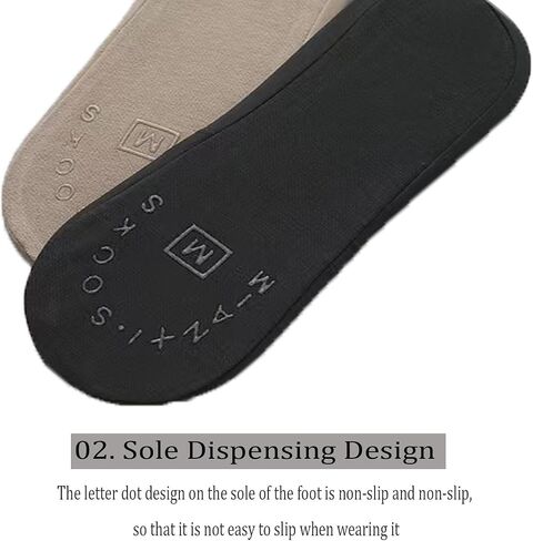 HNFYSMQL Casual Men Socks Invisible Thin Low Cut Sock Breathable No Show Silicone Non-slip Sock Cotton Bottom 3 Pairs in Saudi Arabia