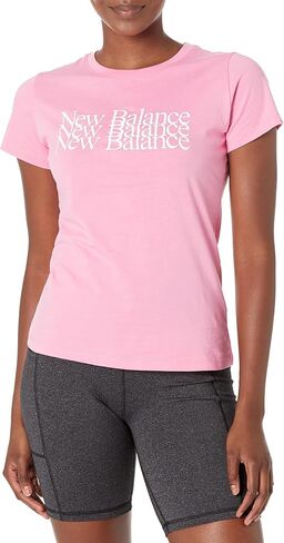 New Balance Women's Nb Essentials Celebrate Short Sleeve in Saudi Arabia