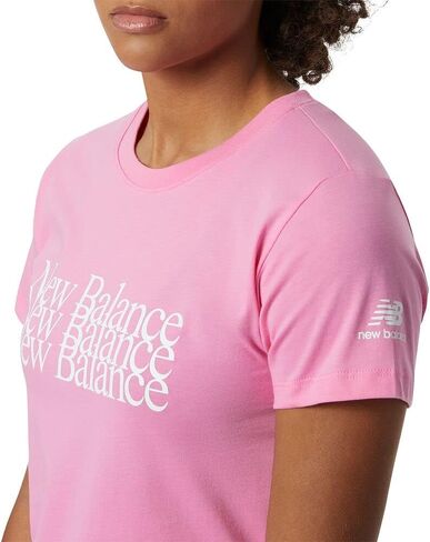New Balance Women's Nb Essentials Celebrate Short Sleeve in Saudi Arabia
