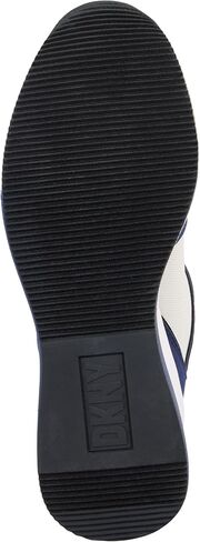 DKNY Women's Kaden-Lace Up Wedg Sneaker, Pebble/Ink Navy, 7 in Saudi Arabia