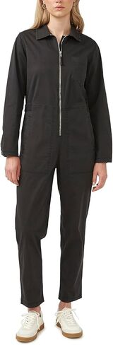 Buffalo David Bitton Women’s Yuna Long-Sleeve Utility Jumpsuit, Grey, X-Small in Saudi Arabia