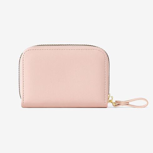 NVKIC حاملي بطاقات الائتمان لطيف للنساء نمط الفاكهة البريدي حول فو الجلود محفظة ضئيلة للفتيات النقدية محفظة نسائية للعملات المعدنية اللون الوردي in Kuwait